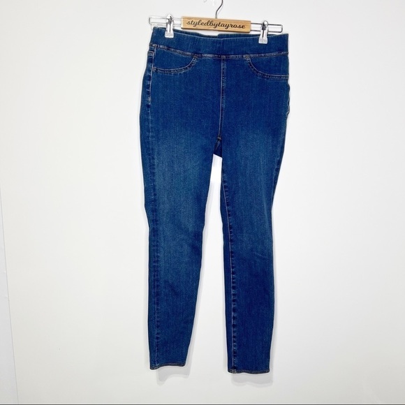 Madewell Pull-On Jeans Jeggings in Freeburg Wash - Picture 4 of 14